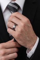 Edelstahl Fingerring NEU 18mm