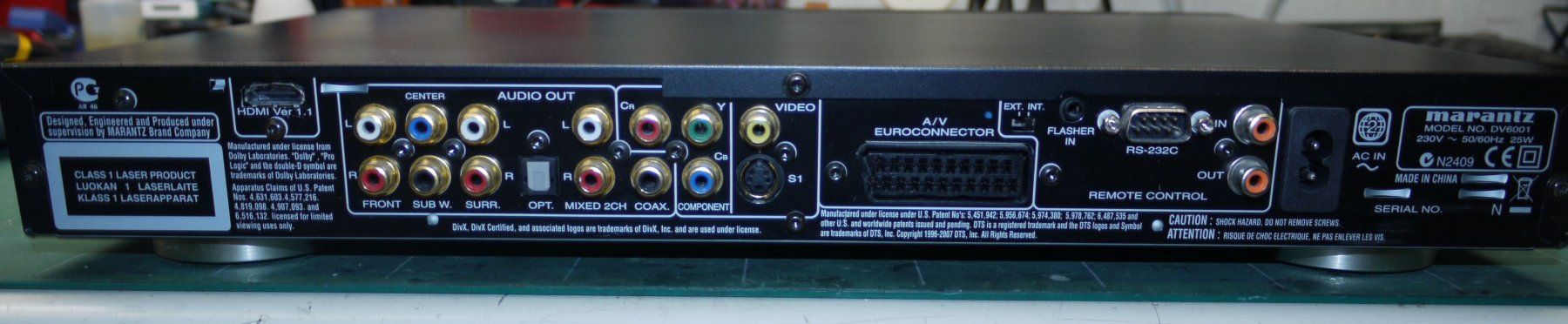 Marantz Multimediaplayer & Streamer: Marantz Singel DVD / CD Player DV 6001 – Gebraucht aus Männedorf von livesteam 5