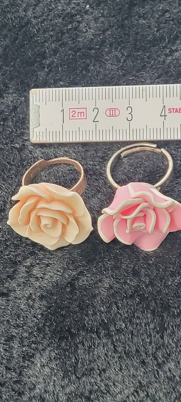 Anelli: Finger- Ring , 2 x, Vintage, Rosen – Usato da SCHÜBELBACH venduto da CoKaHa 7