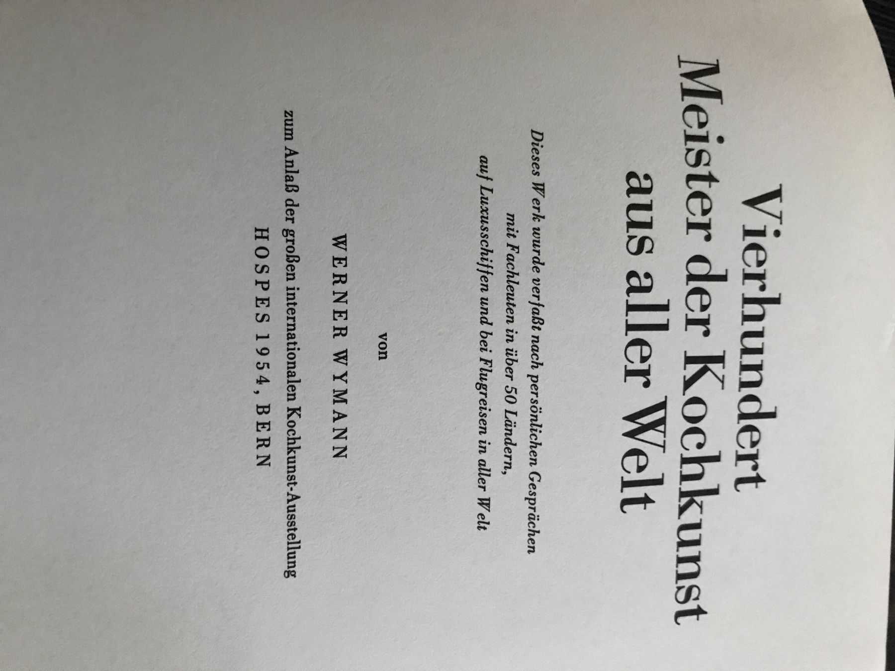 Libri: Werner Wymann Kochkunst – Usato da Davos Platz venduto da butzele13