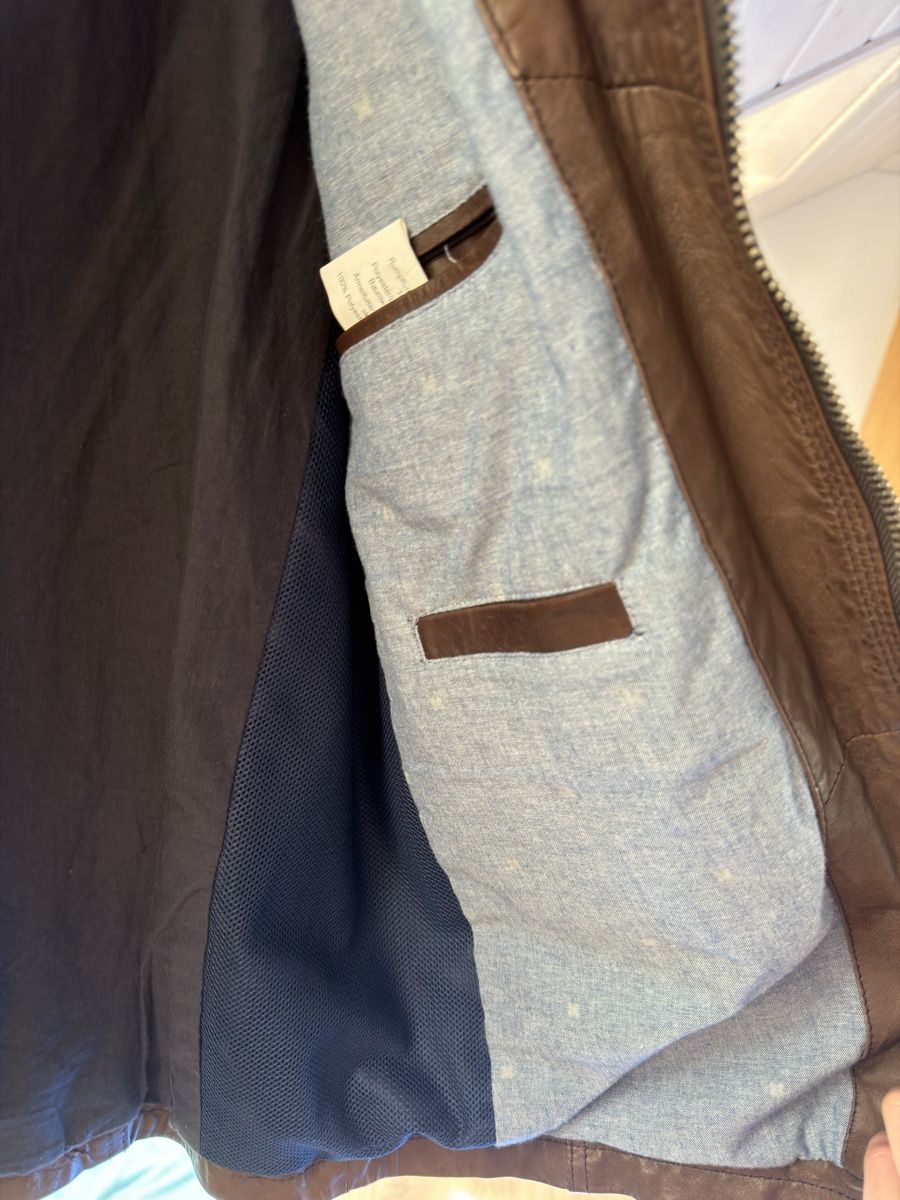 Giacche: Quadro Lederjacke, Grösse 54, Braun – Nuovo (secondo la descrizione) da Seltisberg venduto da diamant103 8
