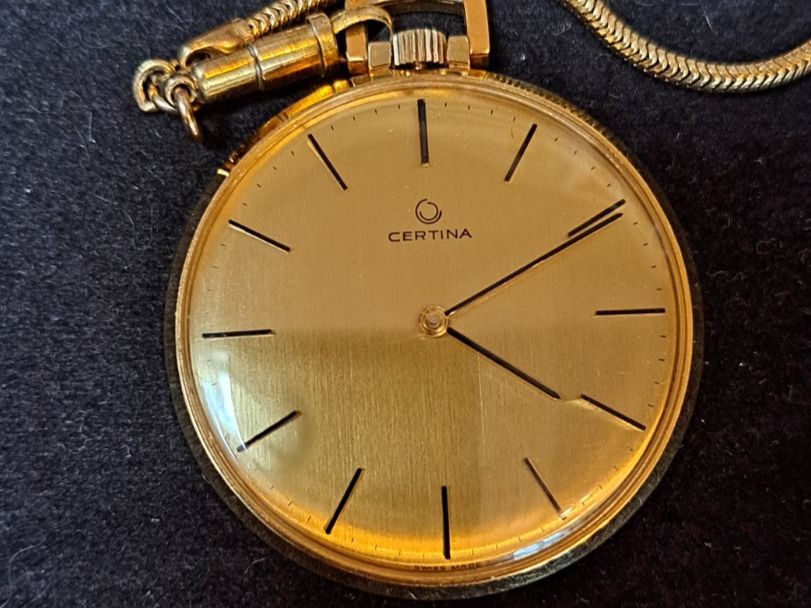 Certina Orologi: Taschenuhr Certina vergoldet – Usato da Mühlethal venduto da diveguitar 1