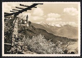 AK Ronco, Panorama mit Bergen, 1945