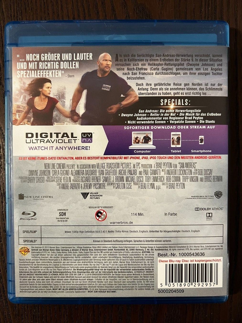 Tutti i DVDs: San Andreas – Usato da Zürich venduto da Blu-ray_ZH 1