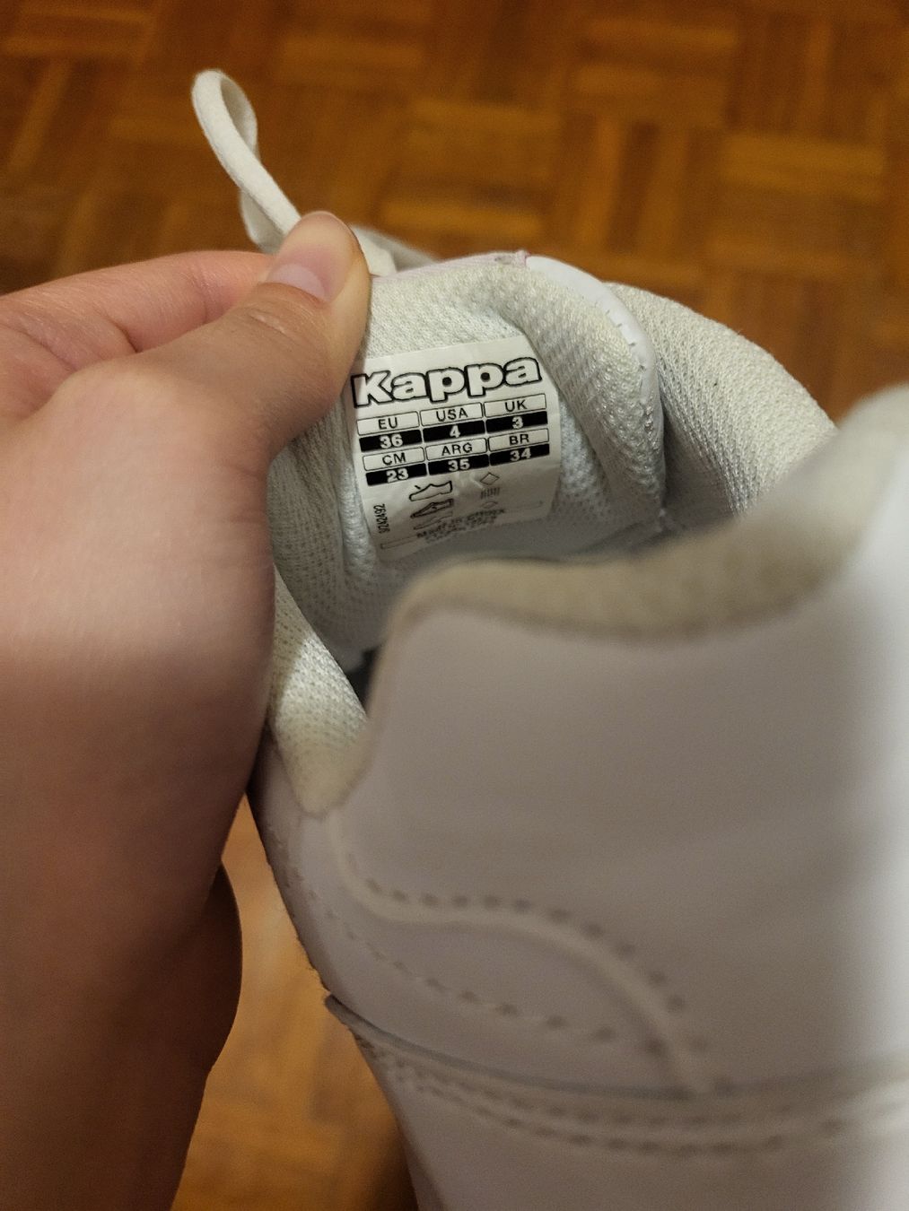 Kappa Herrenschuhe: Kappa baskets blanches, taille 36, parfaites pour l'été! – Neu (gemäss Beschreibung) aus Villars-sur-Glâne von dia_2q2l 3