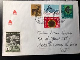 1 enveloppe avec timbre du soldat