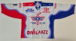 Trikot EHC Kloten Saison 1996 #21 Roman Wäger Signiert!