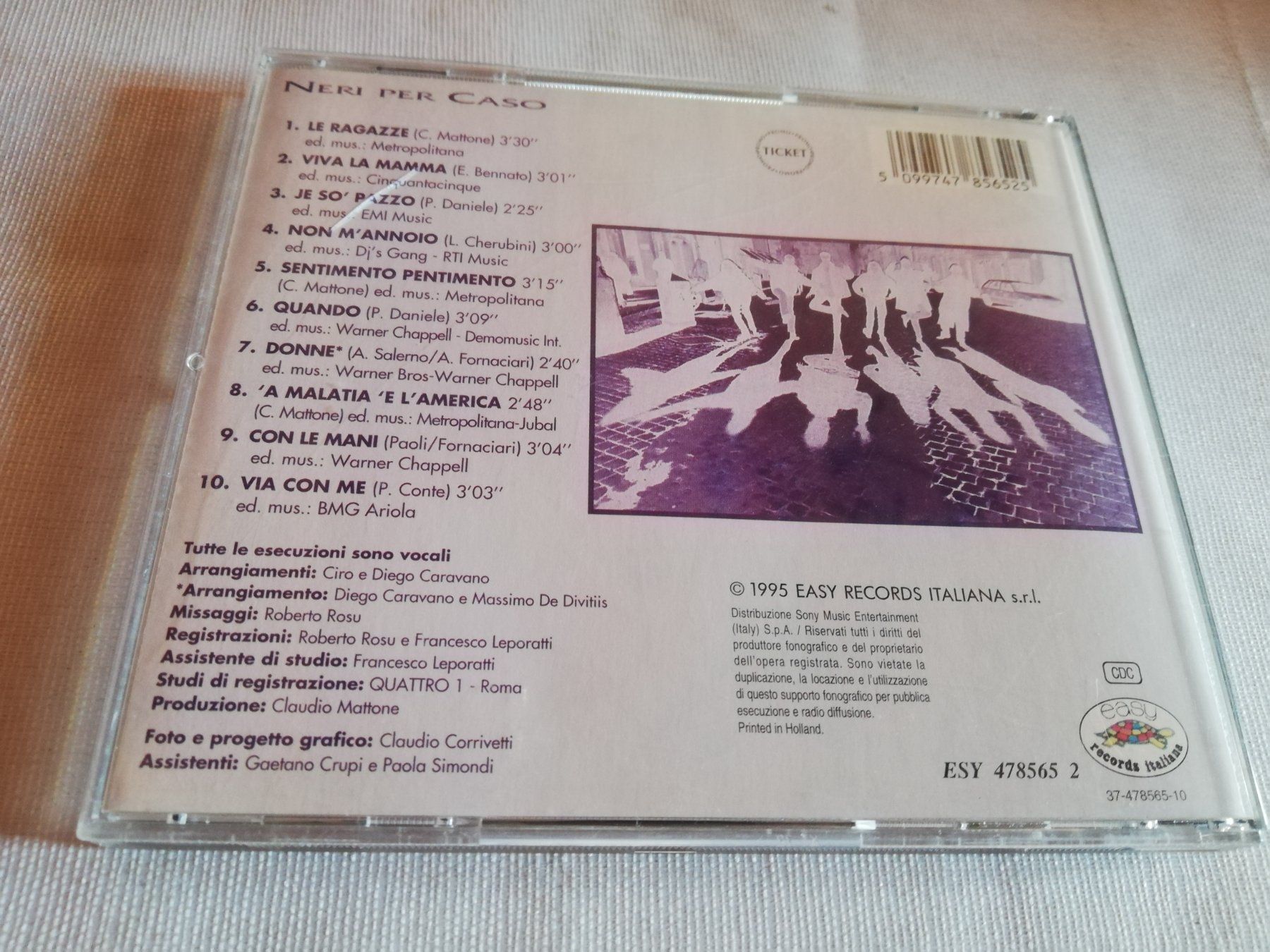 CD: NERI PER CASO - LE RAGAZZE – Usato da Bern venduto da Vinylsound.ch 1