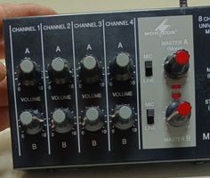 Monacor MMX-8 Universal Mixer - 8 Kanal Mischpult(em43)