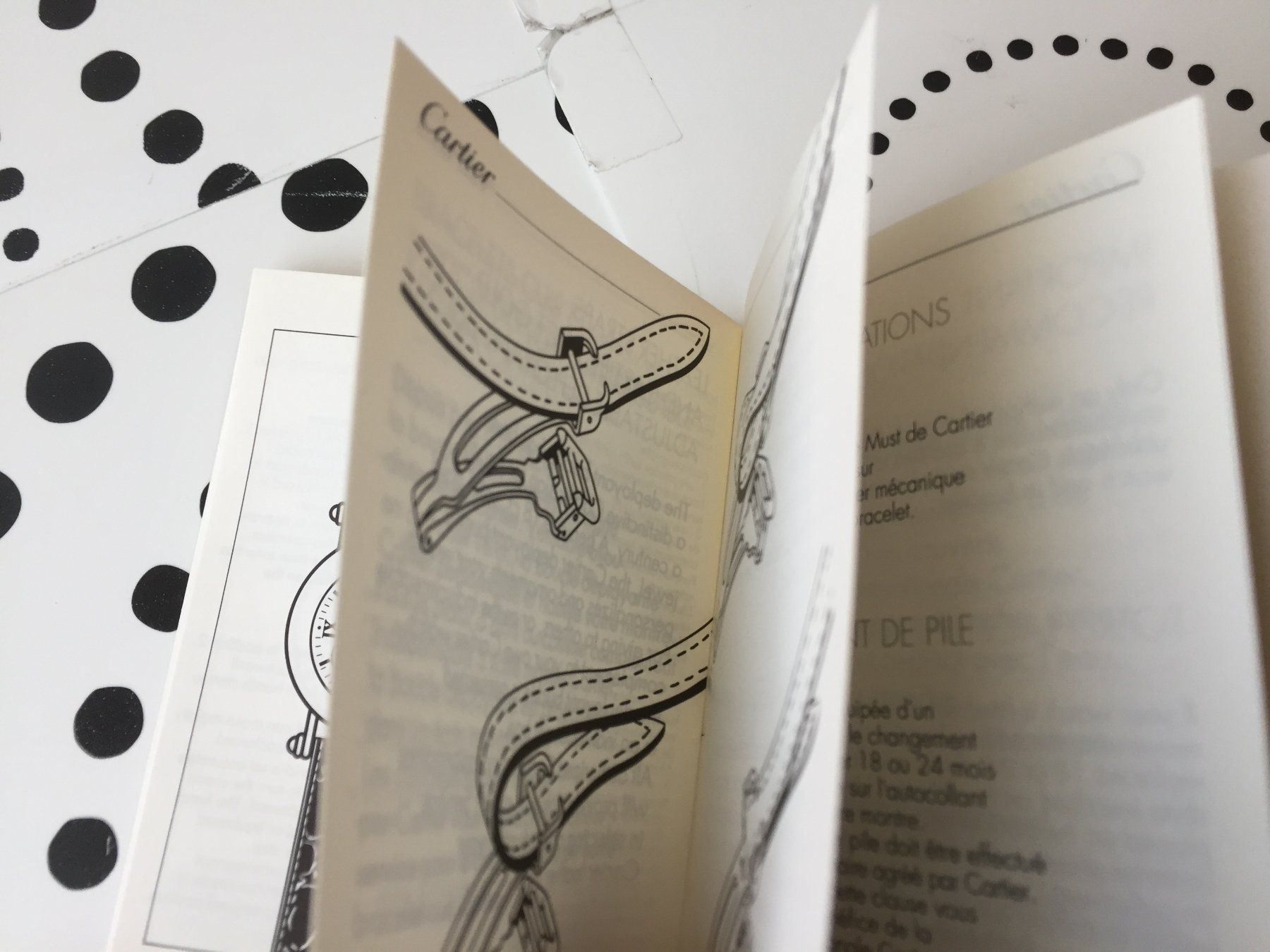 Documenti: CARTIER ORIGINAL - OPERATING INSTRUCTIONS - LOUIS DE CARTIER – Nuovo (secondo la descrizione) da Epalinges venduto da dream-watch 5