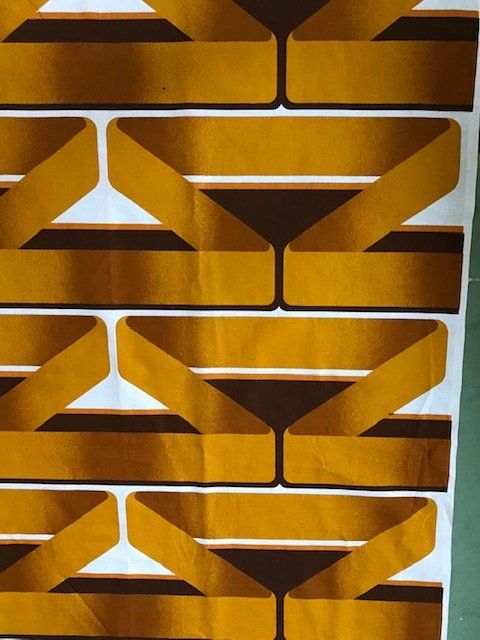 Stoffe: Vorhang Stoff 70er geometrische Musterung – Gebraucht aus Zürich von gigimai67 9