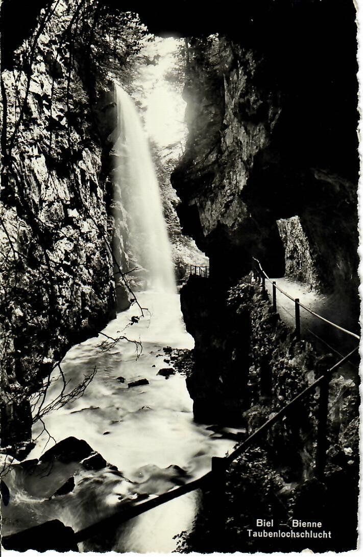 Cartes postales: Biel - Taubenlochschlucht – D'occasion à Hochdorf par Ziegel-16