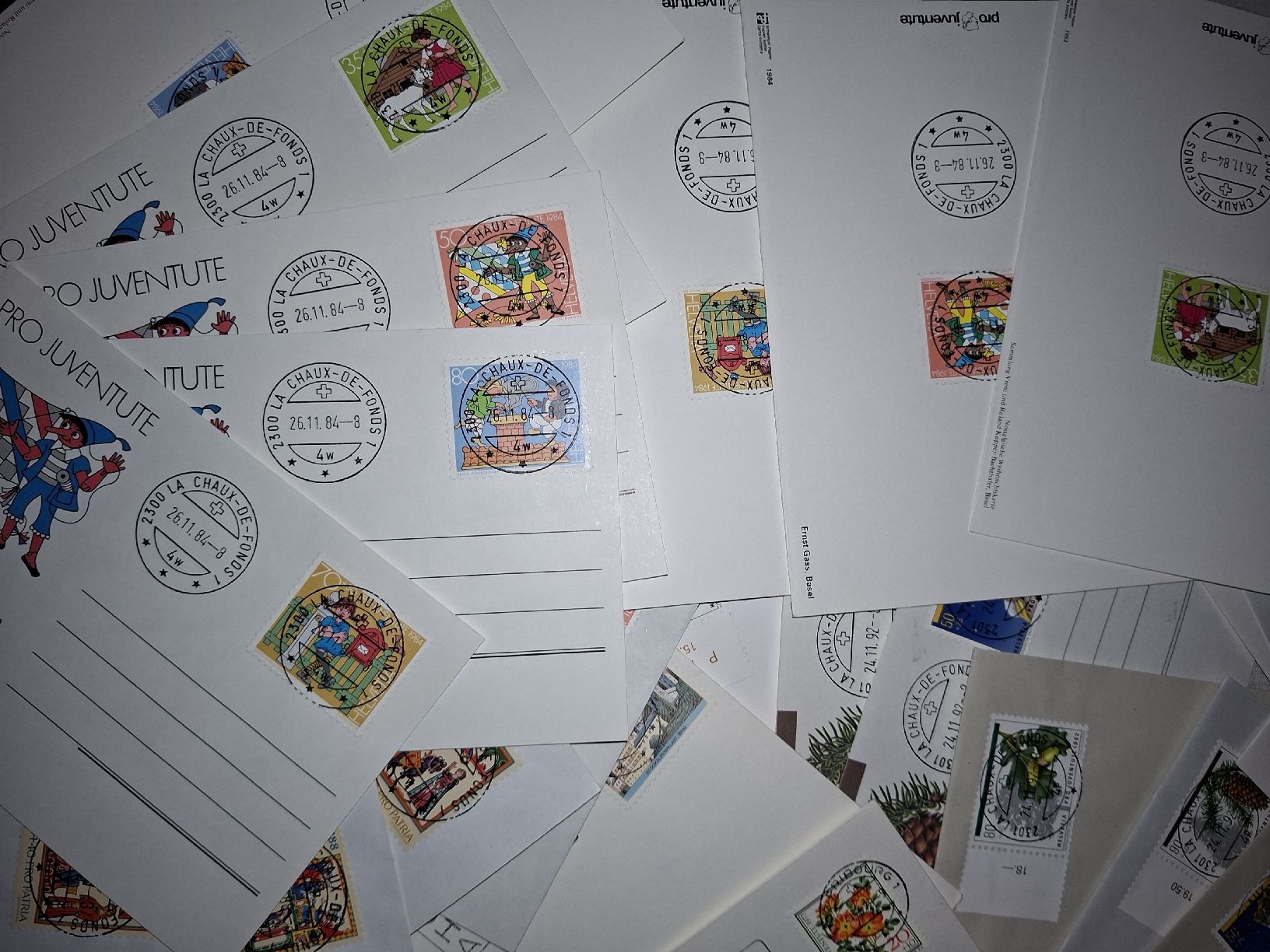 Tous les timbres: über 100 Briefe / Karten mit Voll O  – D'occasion à Balgach par SIMEON27 7