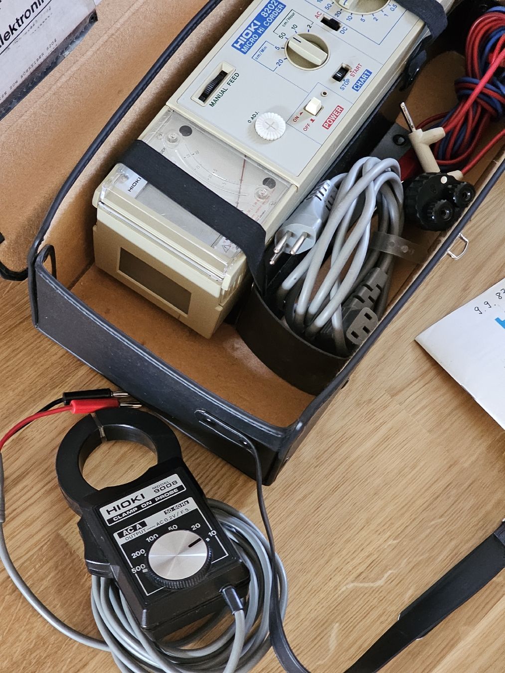 Misurare: HIOKI 8202 MICRO HI CORDER mit Zange 9008 – Usato da Baden venduto da rob_grh6 5