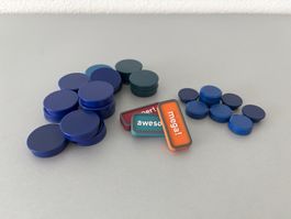 Diverse Büromagnete, Tafelmagnete, Büro Pinnwandmagnete