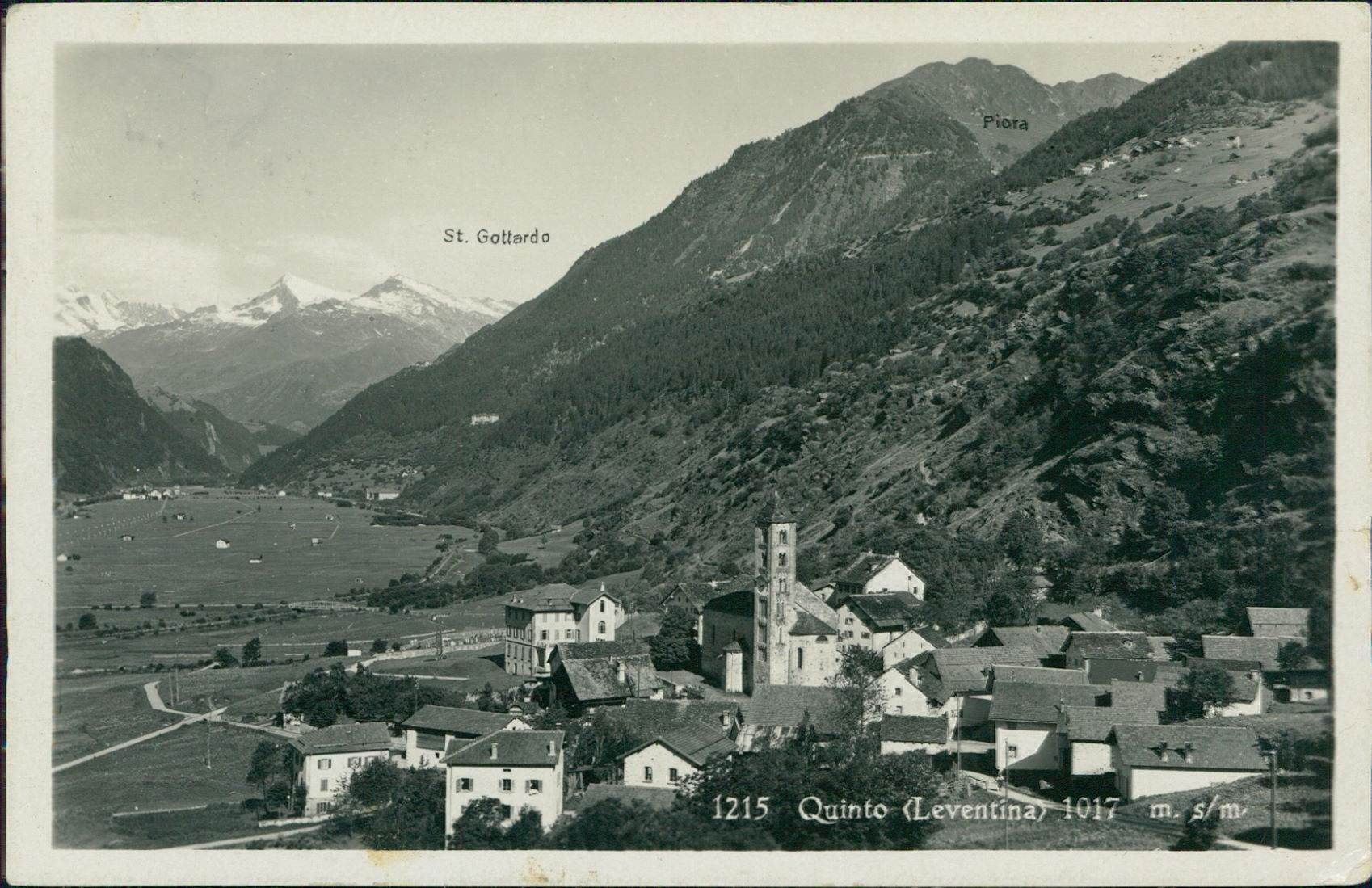 Cartoline postali: Quinto Leventina – Usato da Biasca venduto da Blenio71