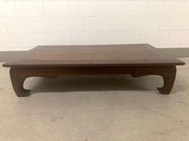 Vintage Thai Opiumtisch / Couchtisch – Massivholz, 1970er