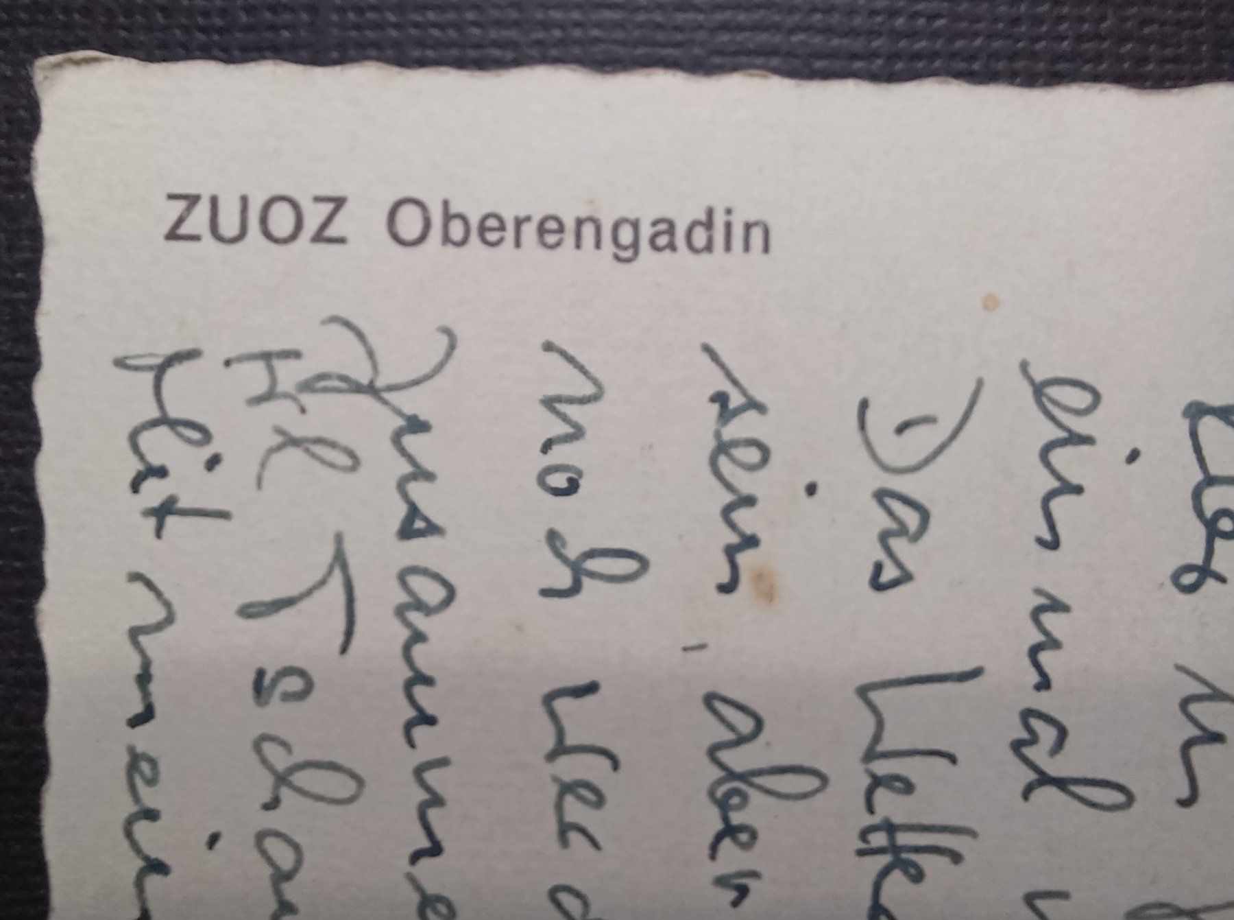 Cartoline postali: GR, Zuoz Oberengadin, Nr. 29, 1967 – Usato da Aarau Rohr venduto da mgvw 1