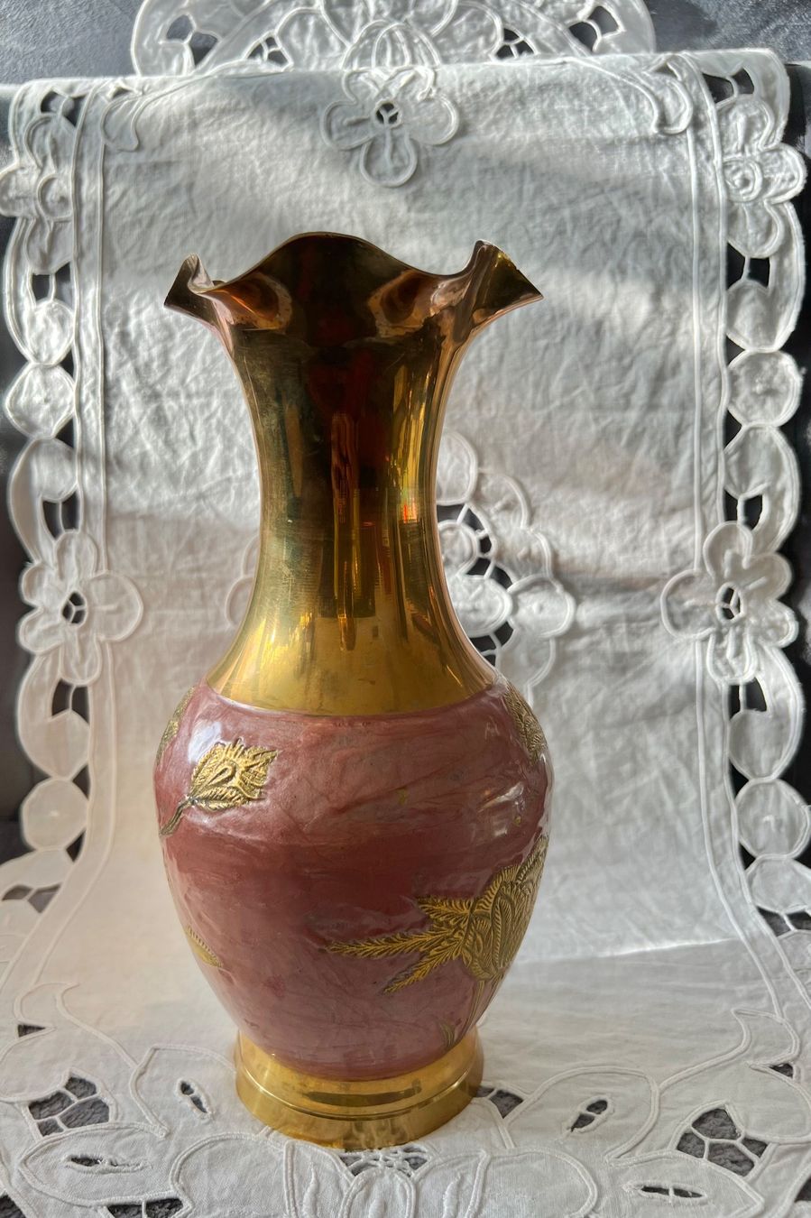 Vasen & Gefässe: Vintage Messing Vase 26cm – Gebraucht aus Frenkendorf von Only1 5