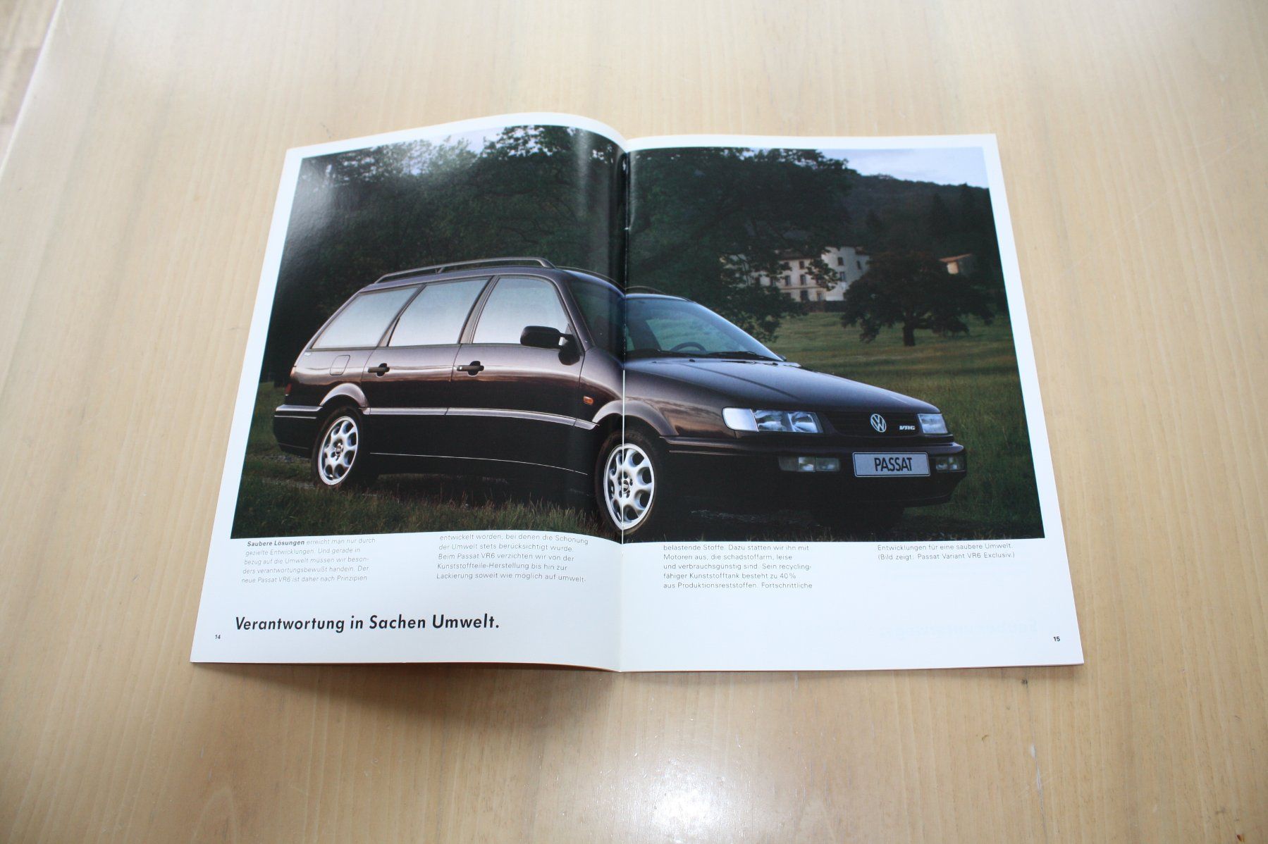 VW Documenti: VW Passat VR6 Prospekt 8/1993 – Usato da Wikon venduto da erwin400 4