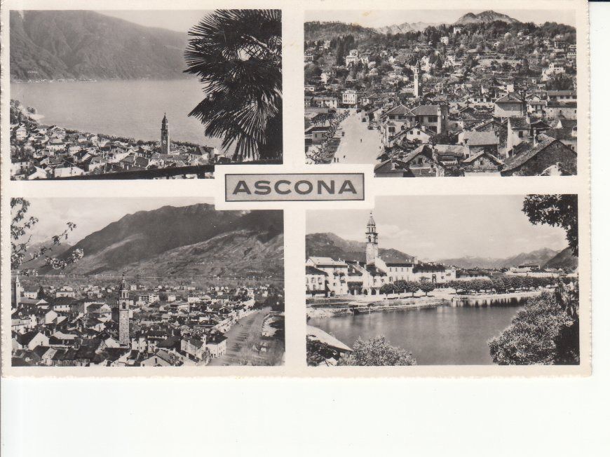 Cartoline postali: Ascona ca. 1955 – Usato da Bürglen TG venduto da StampGraf