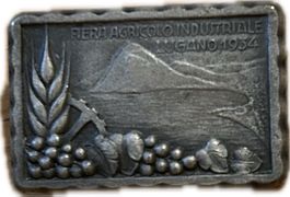 Abzeichen, Ticino, Lugano 1934, Fiera Agricolo Industriale 