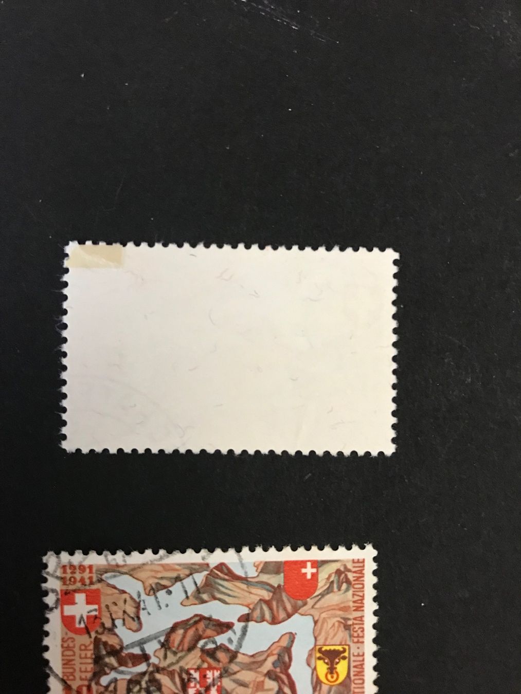 Alle Briefmarken: 1941, Bundesfeiermarke B13 mit Abart – Gebraucht aus stäfa von brandy66 1