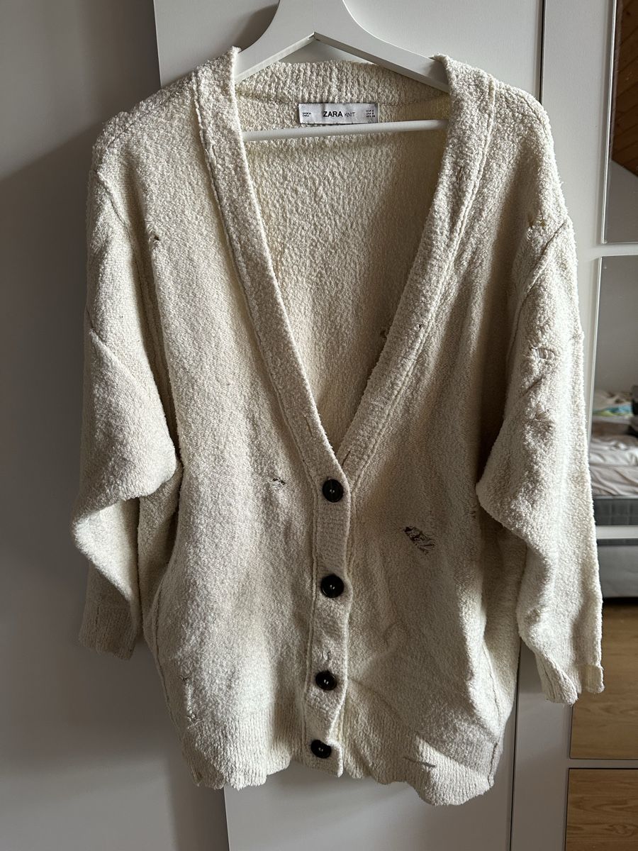 Zara Maglioni & Felpe: Cardigan Oversized Gr. S shabby Chic – Usato da Münsingen venduto da Secondhand89