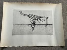 Original Radierung ,signiert und nummeriert