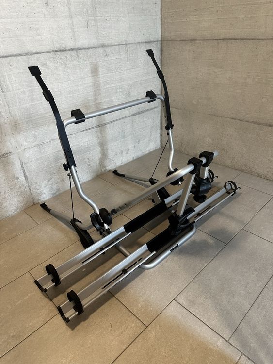 Portabiciclette Posteriore Thule 9105 - Per 2 Bici, Pieghevole, Montaggio Su Portellone