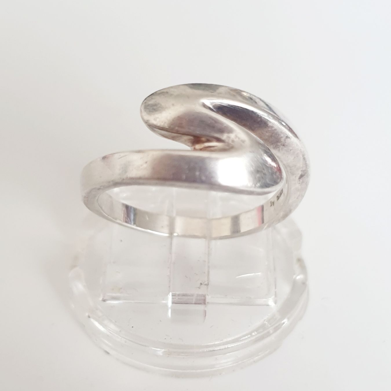 Ringe: Zeitloser moderner Statement-Schmuck Silber Ring 925 Gr 18,4 – Gebraucht aus Kreuzlingen von Wunderkiste123 8