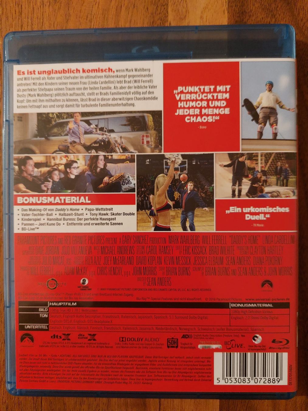 Alle DVDs: Blu Ray - Daddy's Home mit Mark Wahlberg & Will Farrell – Gebraucht aus Rheinfelden von FilmAuktion 1