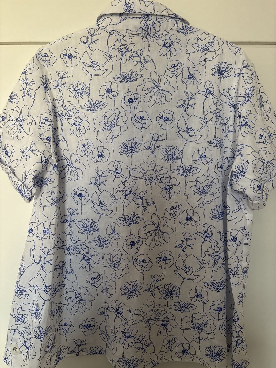 Blusen: Fil Noir Hemd, Grösse 44, Blumenmuster! – Gebraucht aus langenthal von rundholz7 1