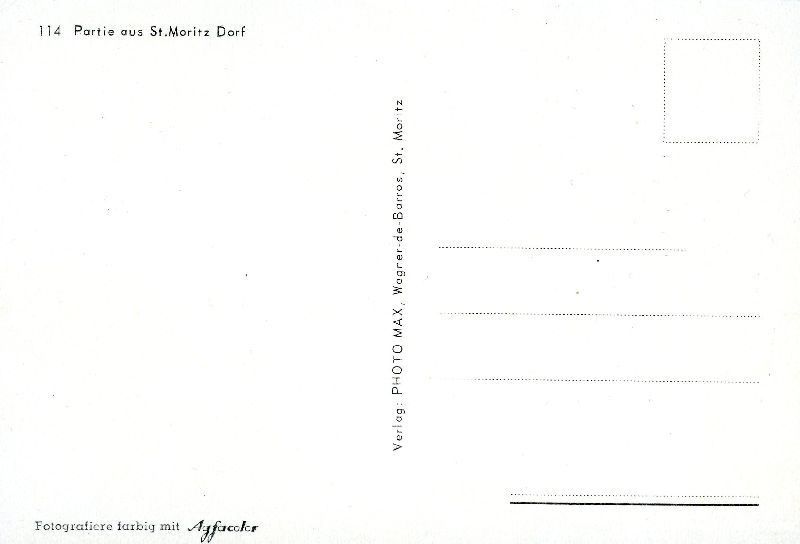Cartoline postali: St. Moritz - Oldtimer Zentrum + c1970 – Usato da Emmenbrücke venduto da teestube 1