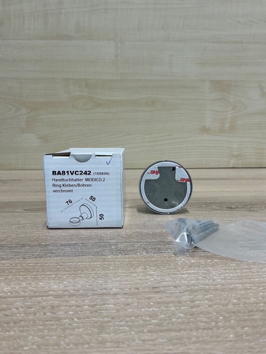 Handtuchhalter: Bodenschatz Handtuchhalter Ringform – Neu und originalverpackt aus Zug von Bauteile-Zug 3