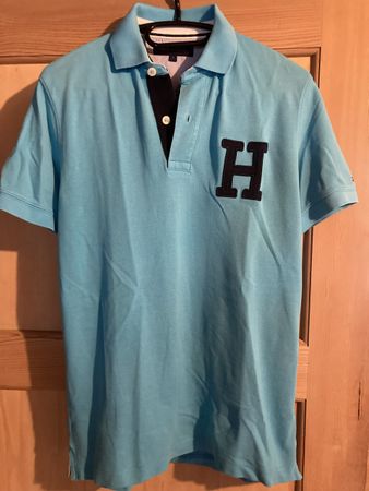 Tommy Hilfiger Polo Shirt Gr. S Sommerlich blau gut erhalten