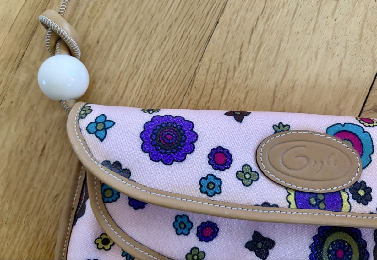 Taschen für Damen: Gygla Handtasche, rosa mit Blumenmuster – Gebraucht aus Muttenz von cho_xj52 6