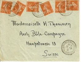 Brief, Frankreich 1931