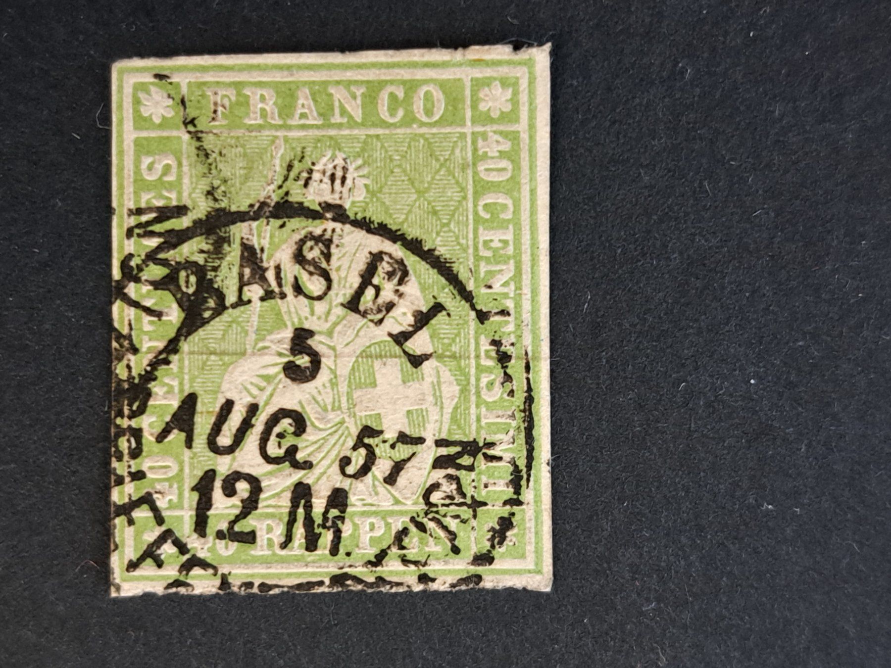 Tutti i francobolli: Strubel 26C Basel 5. Aug. 57 mit Bestimmung – Usato da Bazenheid venduto da derdelorean01 3