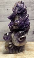 Chevron Amethyst chinesischer Drache 976g