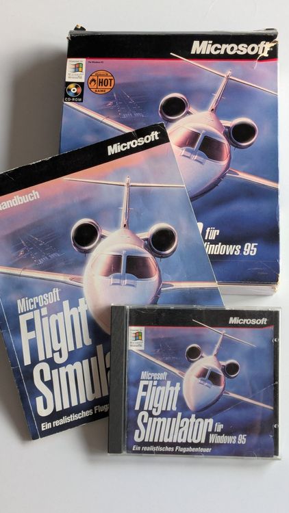 Microsoft Flight Simulator f. Windows 95 - Komplett! (Gebraucht) in ...