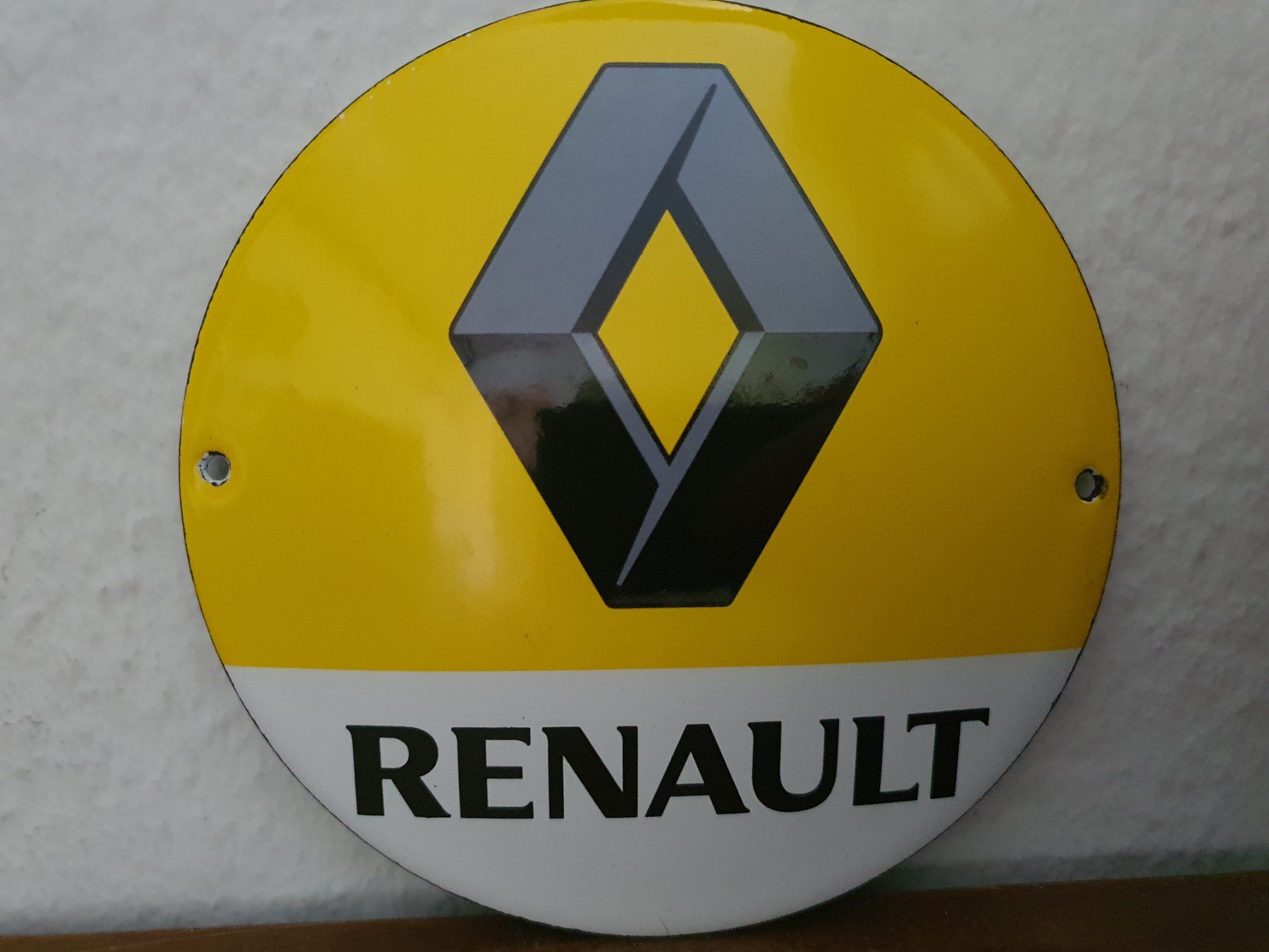 Insegne: Emailschild Renault Auto Logo Werkstatt Emaille Schild Retro – Nuovo (secondo la descrizione) da Schaffhausen venduto da pfanis09 1