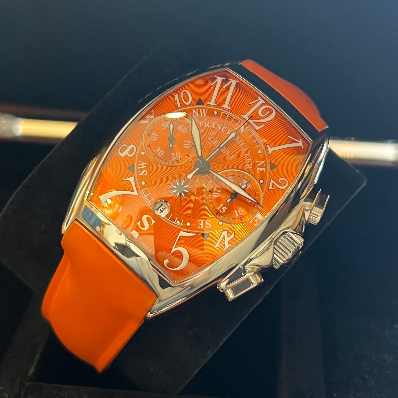 Franck Muller Uhren: Franck Muller Mariner Automatic Full Set 8080CCDTMAR – Gebraucht aus Carouge GE von Watchaser 8