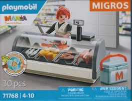 PLAYMOBIL MANIA MIGROS 71768 IL BANCO FRIGO  new