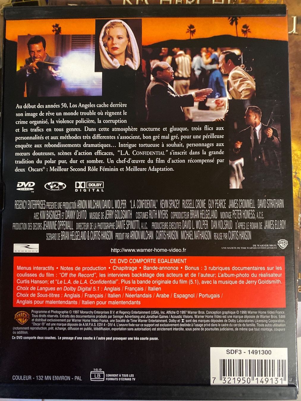 Tutti i DVDs: L.A. Confidential - Edition Spéciale - dvd – Usato da Le Brassus venduto da cinema13 1