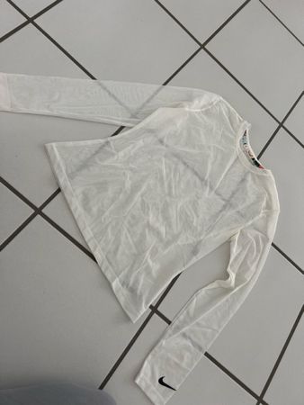 Nike Dri-FIT Shirt, Weiss, Damen Gr. M - Top Zustand!