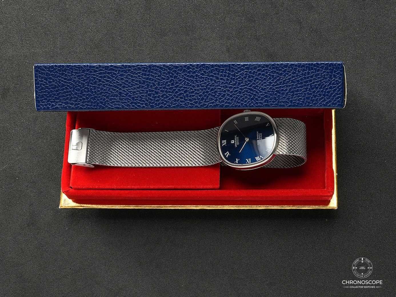Universal Genève Orologi: Universal Geneve White Shadow Ellipse, Microrotor Cal. 2-66, – Usato da Luzern venduto da ChronoScope6004 4