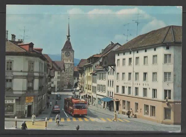 Cartoline postali: AARAU Vordere Vorstadt  (M – Usato da Ruggell venduto da Masescha