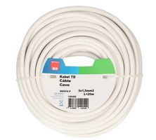 TD-Kabel H05VV-F3G1.5 20m weiss