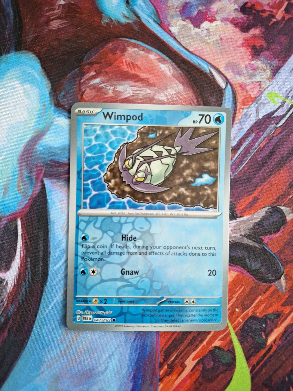 Pokémon Carte collezionabili: Wimpod - Reverse Holo - Pokemon Paradox Rift – Usato da Altstätten SG venduto da GGsGameshop